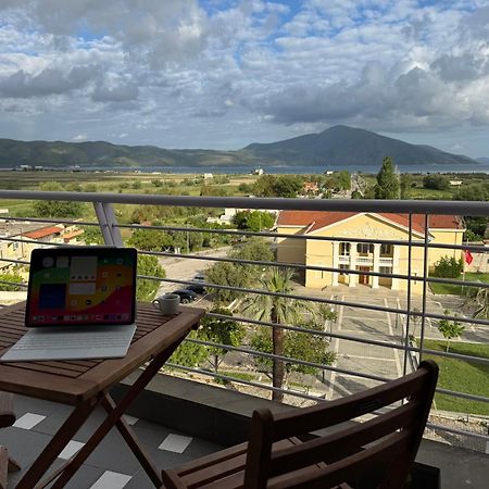 Mountain Meets Sea-Spectacular View In Orikum Apartment Buitenkant foto