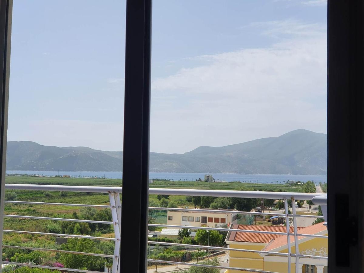Mountain Meets Sea-Spectacular View In Orikum Apartment Buitenkant foto