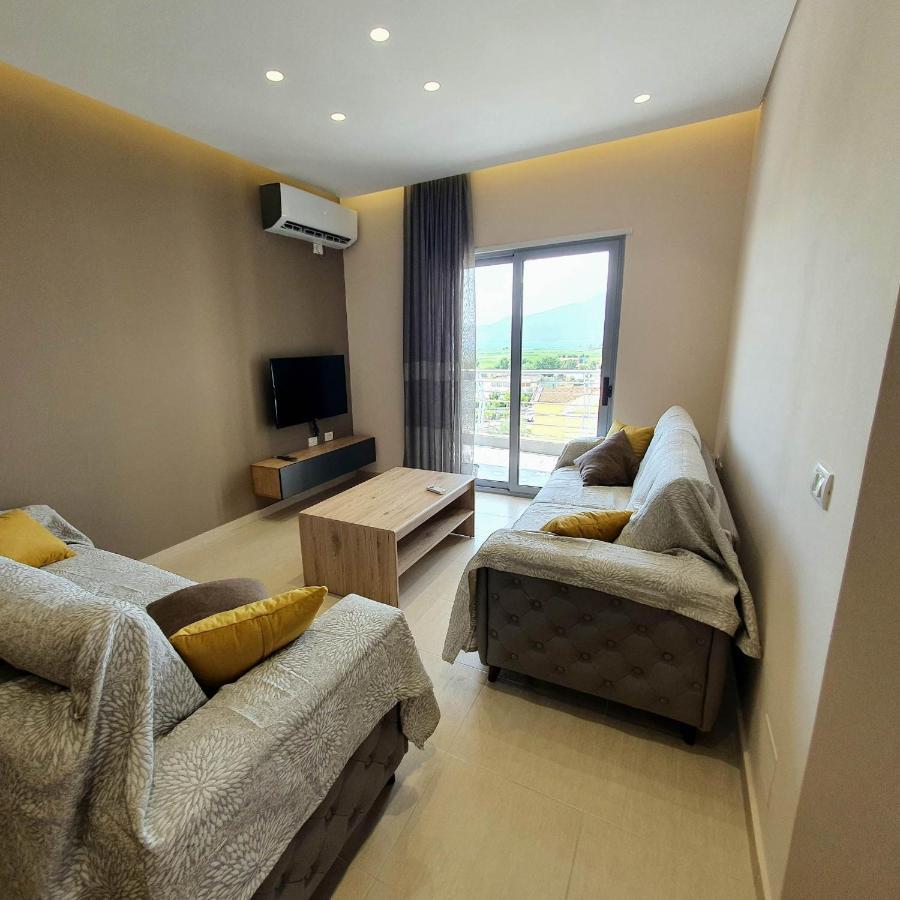 Mountain Meets Sea-Spectacular View In Orikum Apartment Buitenkant foto